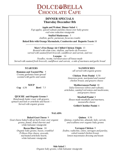 evening-menu-2016-12-8-lasagne-baked-chicken